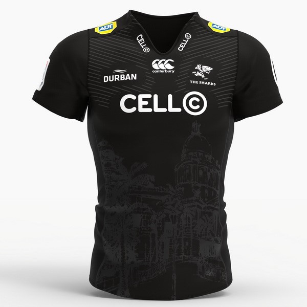 Camiseta Sharks Primera equipo 2018 Negro